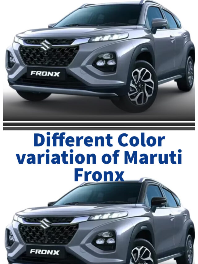 Maruti Suzuki fronx different color and variations