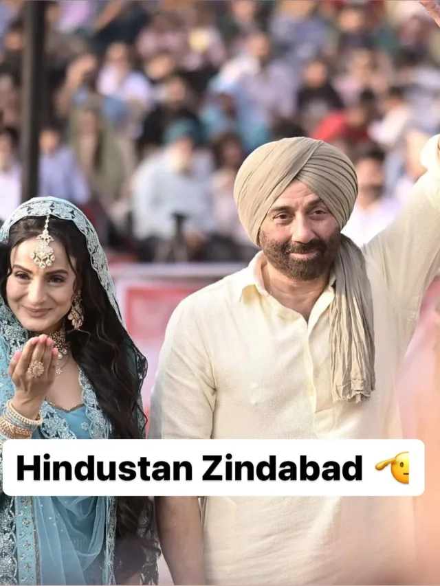 “Wow! ‘Hindustan Zindabad’ Takes Over! Tara Singh and Sakina’s Historic Visit to Atari Border Stuns Everyone!”